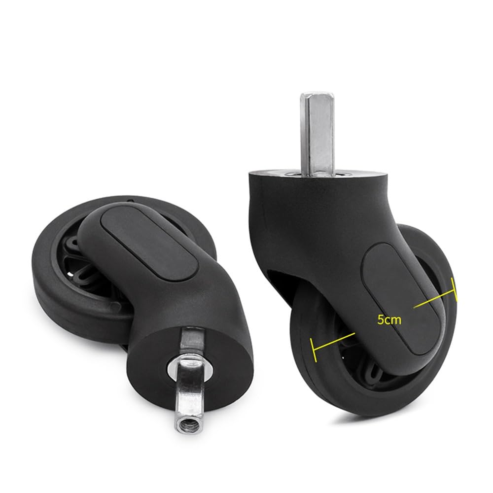 Geeignet for französische Koffer, Universal-Radzubehör, Passwort-Box-Rad, Ersatz-Riemenscheibe, Koffer, leises Rad(DS01 (2PCS))