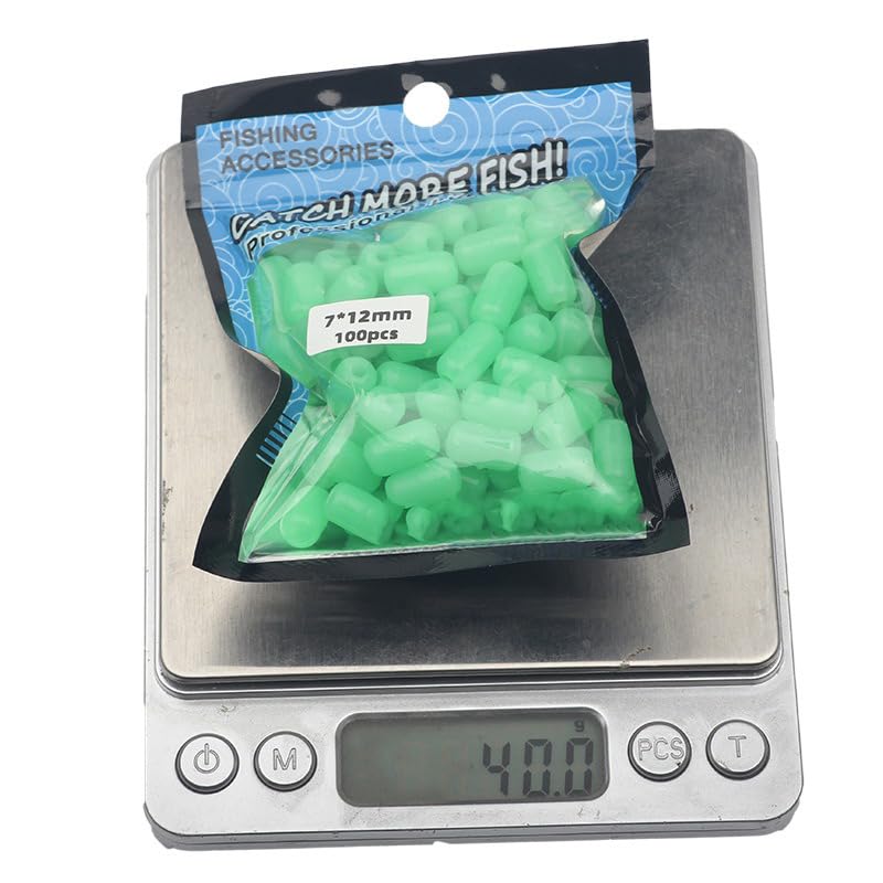 600 piezas de cuentas luminosas flotantes para pesca miniatura 7