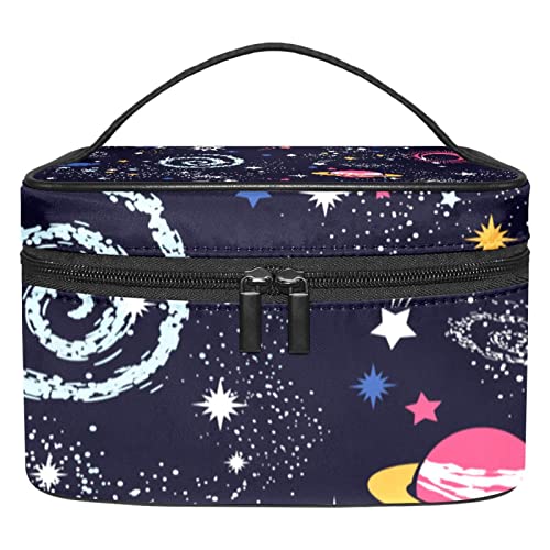 Pochette portable étoiles grand volume pour maquillage et soins