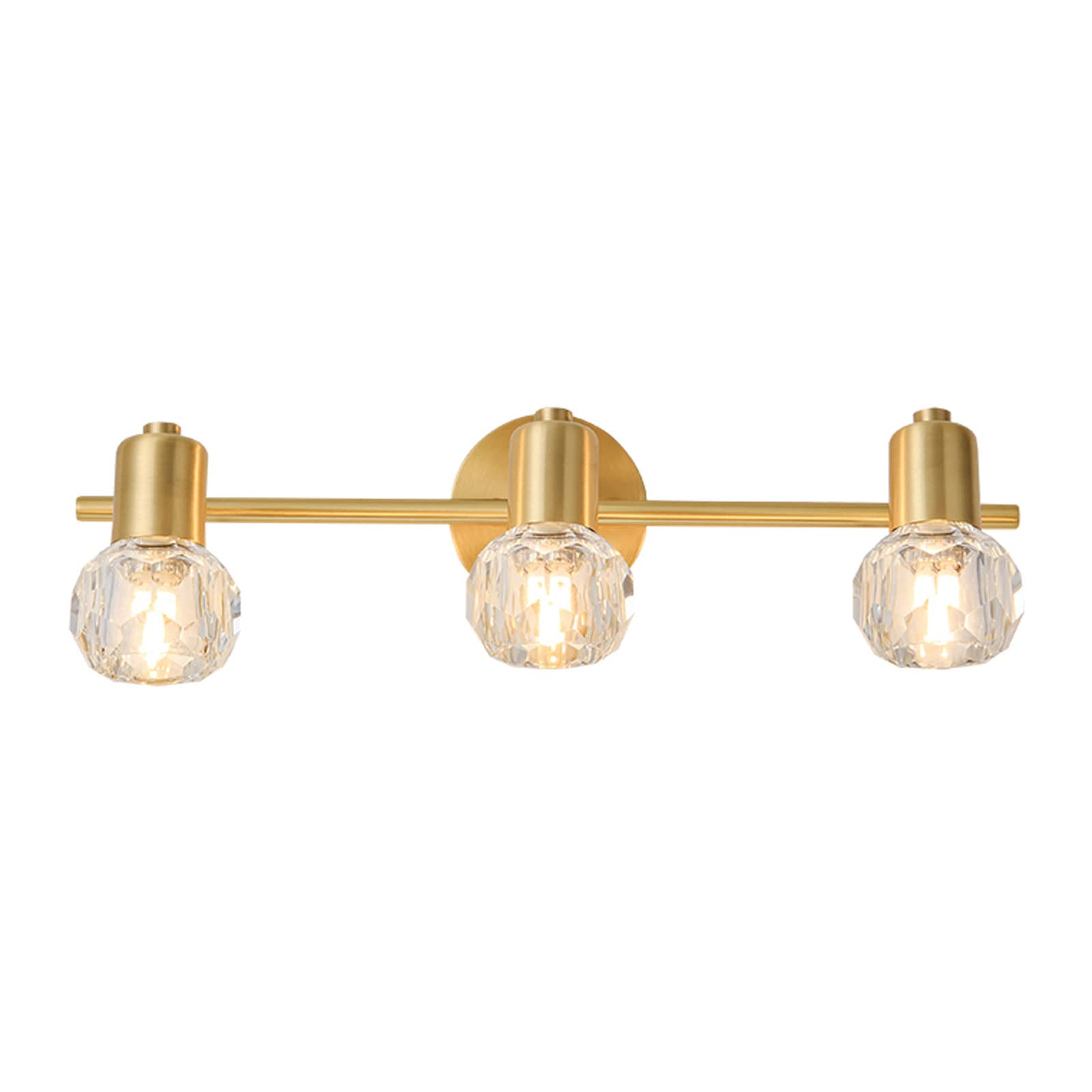 Lampada da Specchio Lampade da Bagno dimmerabili in Oro Lampade da Parete di Lusso nordiche Lampade da toeletta a LED in Cristallo sopra Lo Specchio per Il Bagno Trucco