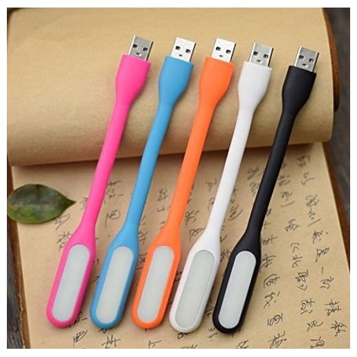 Mini Lâmpada De Led Com Entrada Usb Flexível Portátil