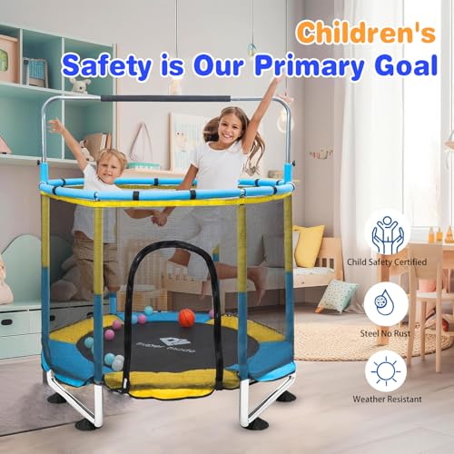 Py Super Mode Trampoline For Kids, 5Ft Adjustable Toddler Trampoline thumb #1