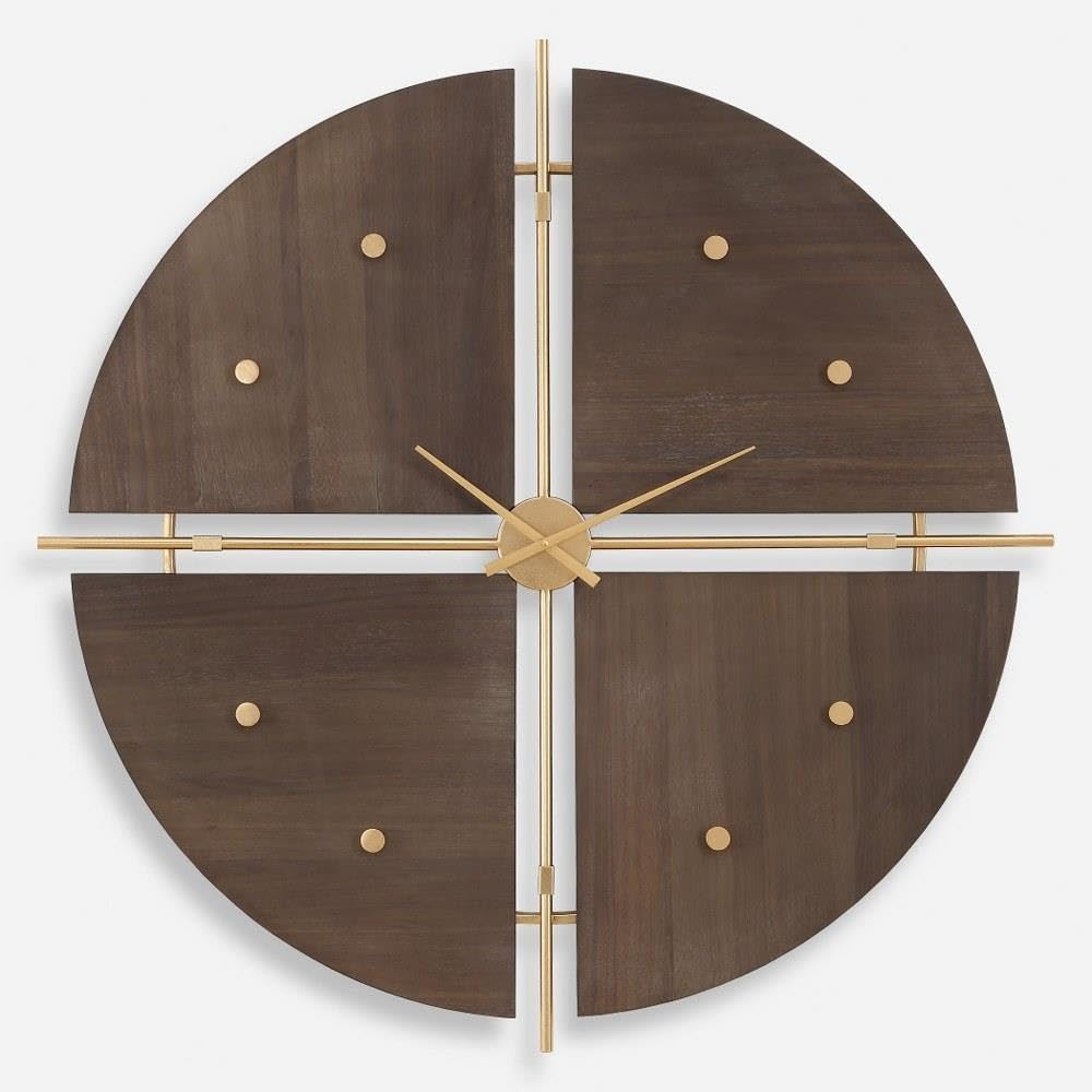 Amazon.com: Uttermost 06465 Walnut Elegance - Wall Clock-38 Inches