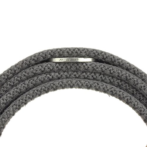 FALETO Mens 53.5'' Double D-Ring Canvas Web Belt Military Casual Belt with Box4