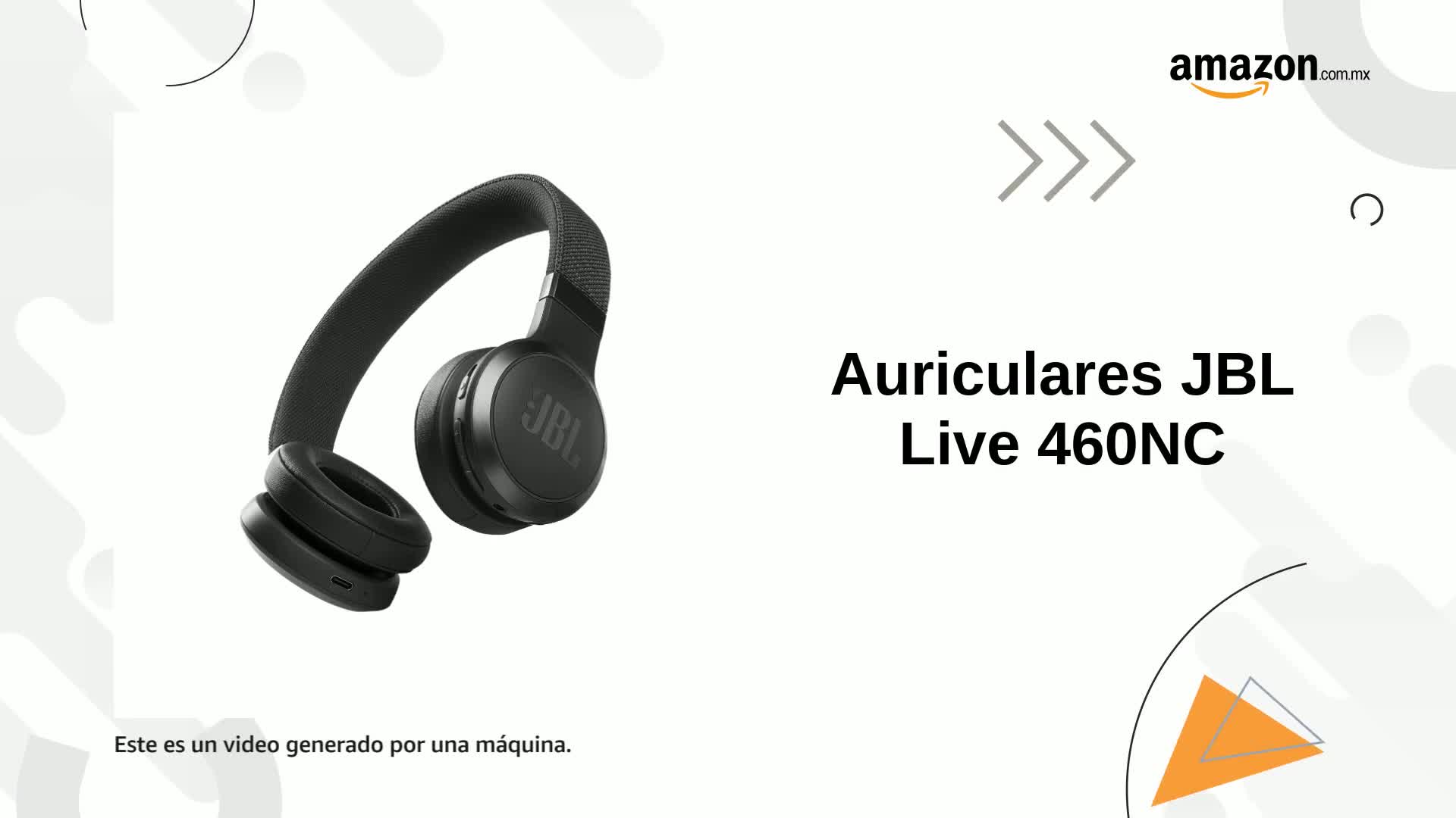 JBL Audífonos con Micrófono Live 460NC, Bluetooth, Inalámbrico