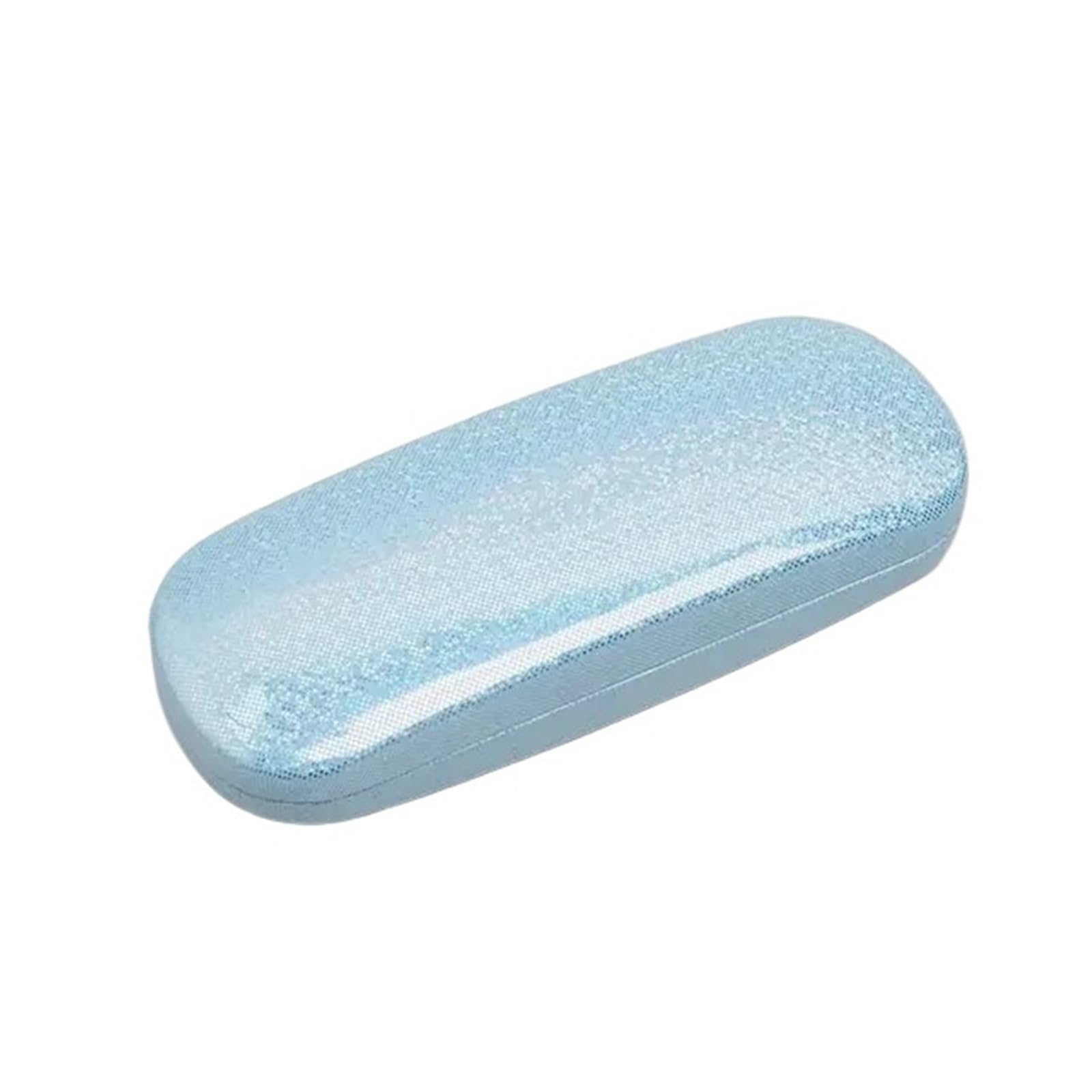 Brillenetui, Aufbewahrungsbox aus perlmuttfarbenem PU for Damen und Herren, bestehend Brillenetui, Sonnenbrillenetui Lesebrillenbox(Blue)