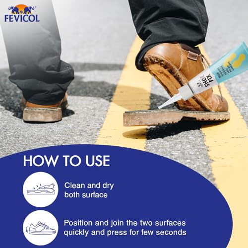 Image of Pidilite Fevicol Shoefix High Strength Durable Shoe and Footwear Repair Adhesive, 2g Pack of 1