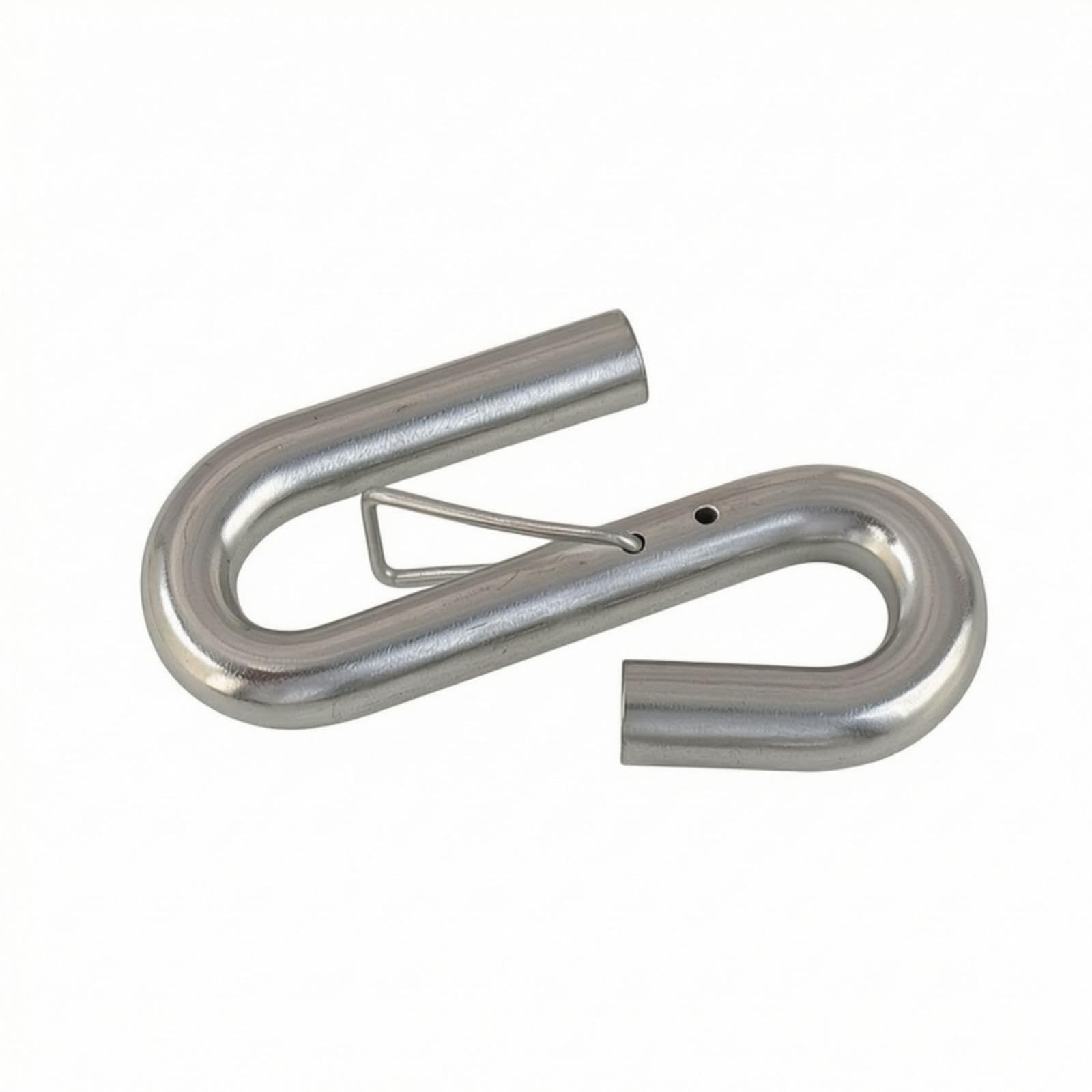 Trailer Chain S-Hook with Latch Secure-Locking S-Hook with Latch Galvanized for Off-Roaders, Towing, Vehicle Recovery-image-34