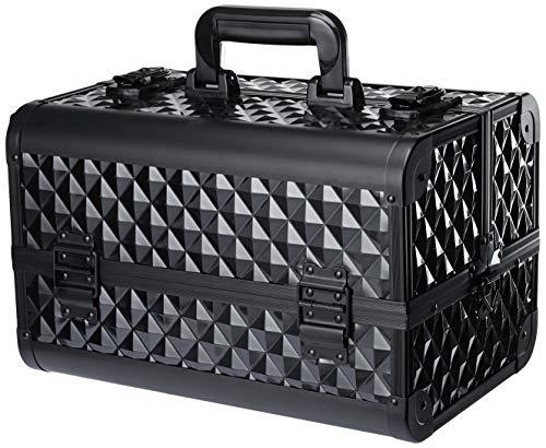 Maleta de Mão Preta Quadriculada, Klass Vough