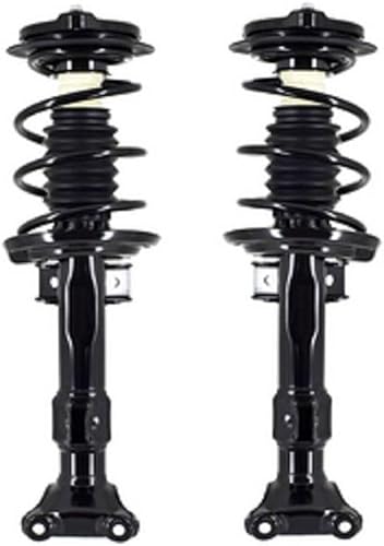 IIVTEOQE 2 Left+Right Front Struts Shocks Coil Springs Dampers Set for Benz for 