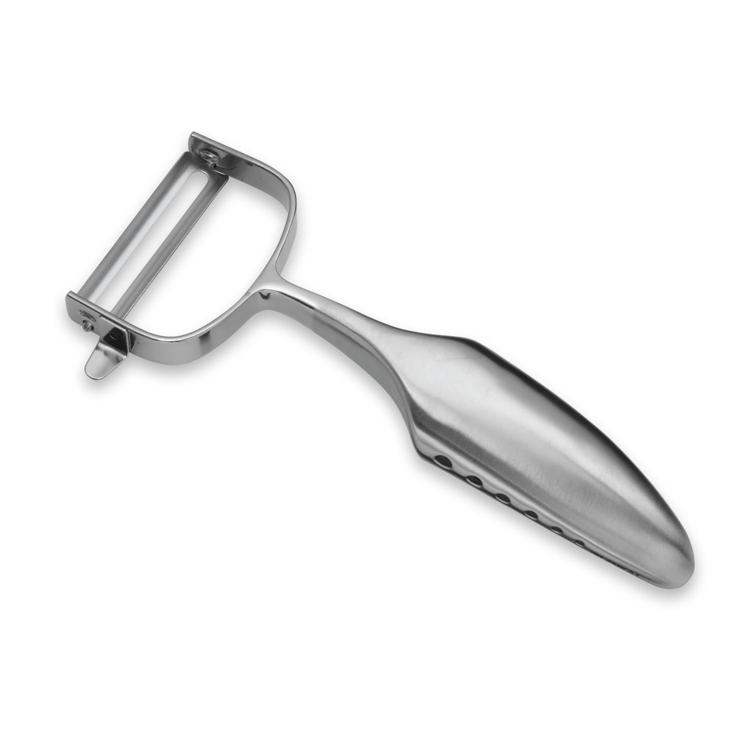 Global Plain Edge Peeler Made in Japan, Stainless Steel Vegetable Peelers for Kitchen Chef Equipment, Japanese Potato Peeler, Multifunctional Vegetable Peeler Chef Tools, Vegetable Shaver GS-68