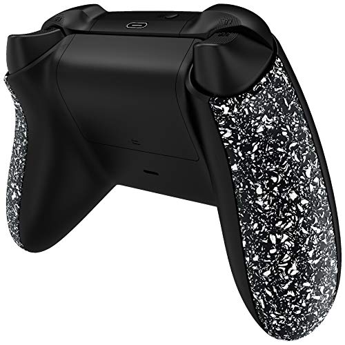 eXtremeRate Case Griffe Hülle für Xbox Series X & S Controller,Griffe Gehäuse Hülle Case Schale Ersatzteile für Xbox Series X & S Controller(3D-Spritzen,Weiß)