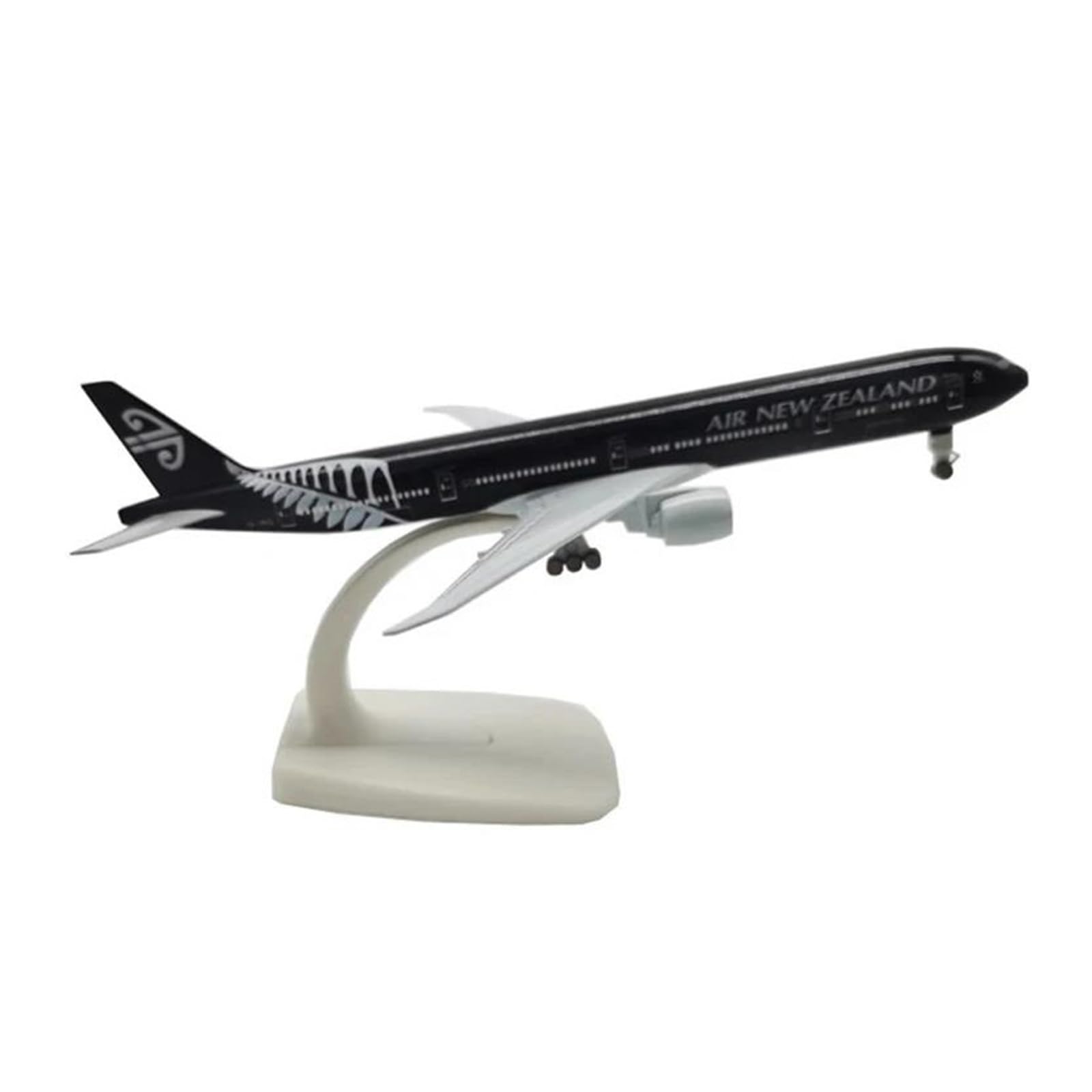 Avión a Escala 20 cm para Zealand B777 Airlines Boeing 777 Modelo de avión Fundido a presión Avión de aleación de Metal con Trenes de Aterrizaje Regalos Adecuado para exhibición