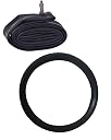 20 Inch Bicycle Tyre & Tube Combo Set | Heavy Duty MTB Cycle Tyre with Butyl Rubber Inner Tube | Compatible with 20 x 1.75, 20 x 1.95 & 20 x 2.125 Bikes | High Grip | Black gallery image