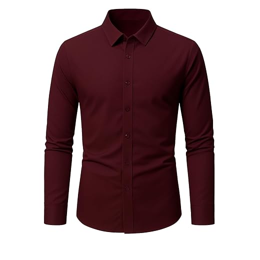 Camisa Social Masculina Slim Fit Manga Longa