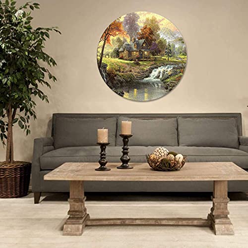 CAFO 1000 Teile Puzzle-Kreise für Erwachsene und Kinder Thomas Kinkade fordern Sie Sich heraus 26,5"x 26,5" Papierpuzzle – Bild 7