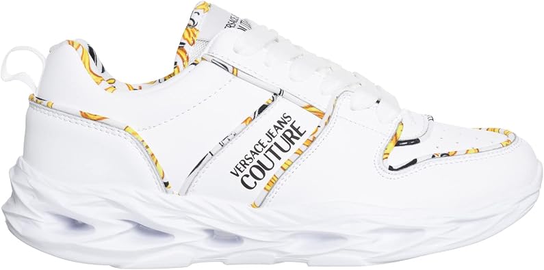 VERSACE JEANS COUTURE Women Okinawa Sneakers White - Gold 9 US