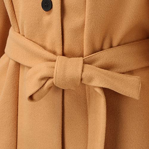 Manteau polaire chic imprimé léopard mi-long kaki de qualité - 4