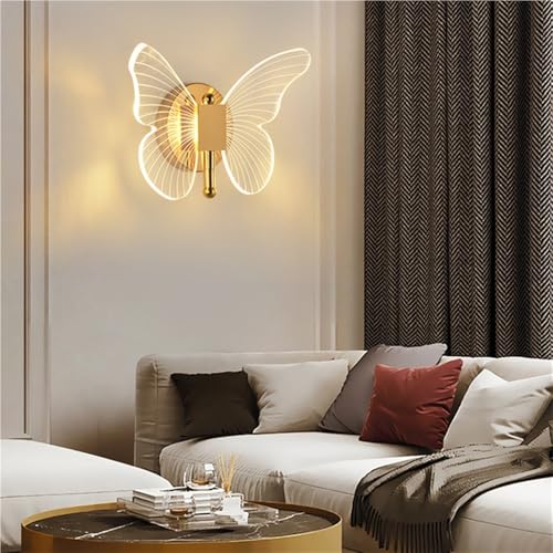 Aplique de pared mariposa LED para iluminar con calidez y elegancia tu dormitorio 6