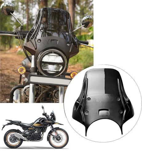Image of Vagary Premium Touring Windshield for RE Himalayan 450 II Hness CB 350 II RE Meteor 350 II RE Meteor 650 II Bullet Classic 350 II Triumph Speed 400 II TVS Ronin II Hunter 350 II Guerrilla 450