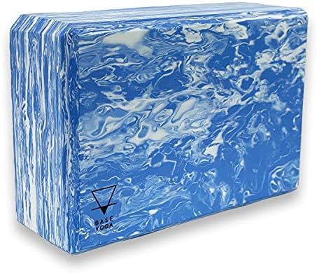 Base yoga Yoga Blocks - 1 or 2 pc set - Unique Strong/Firm/Lightweight EVA foam support block/brick