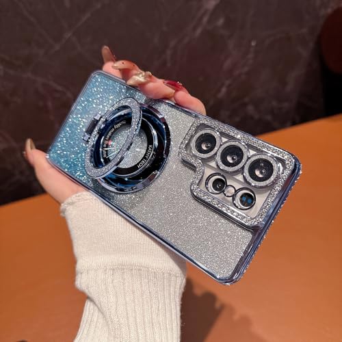 For Galaxy A56 5G �p �P�[�X MagSafe�Ή� 360°��]�X�^���h �c�����Ή� ���^ �\�t�g TPU �d�C���b�L ���H �X�}�z�P�[�X �ϏՌ� �M�����N�V�[ A56 5G �J�o�[ �}�O�Z�[�t�Ή� �����O �}�O�l�b�g���� ������� �y�� 