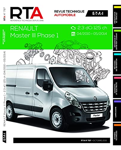E.T.A.I - Revue Technique Automobile 797 - RENAULT MASTER III - 04-2010 à 2015