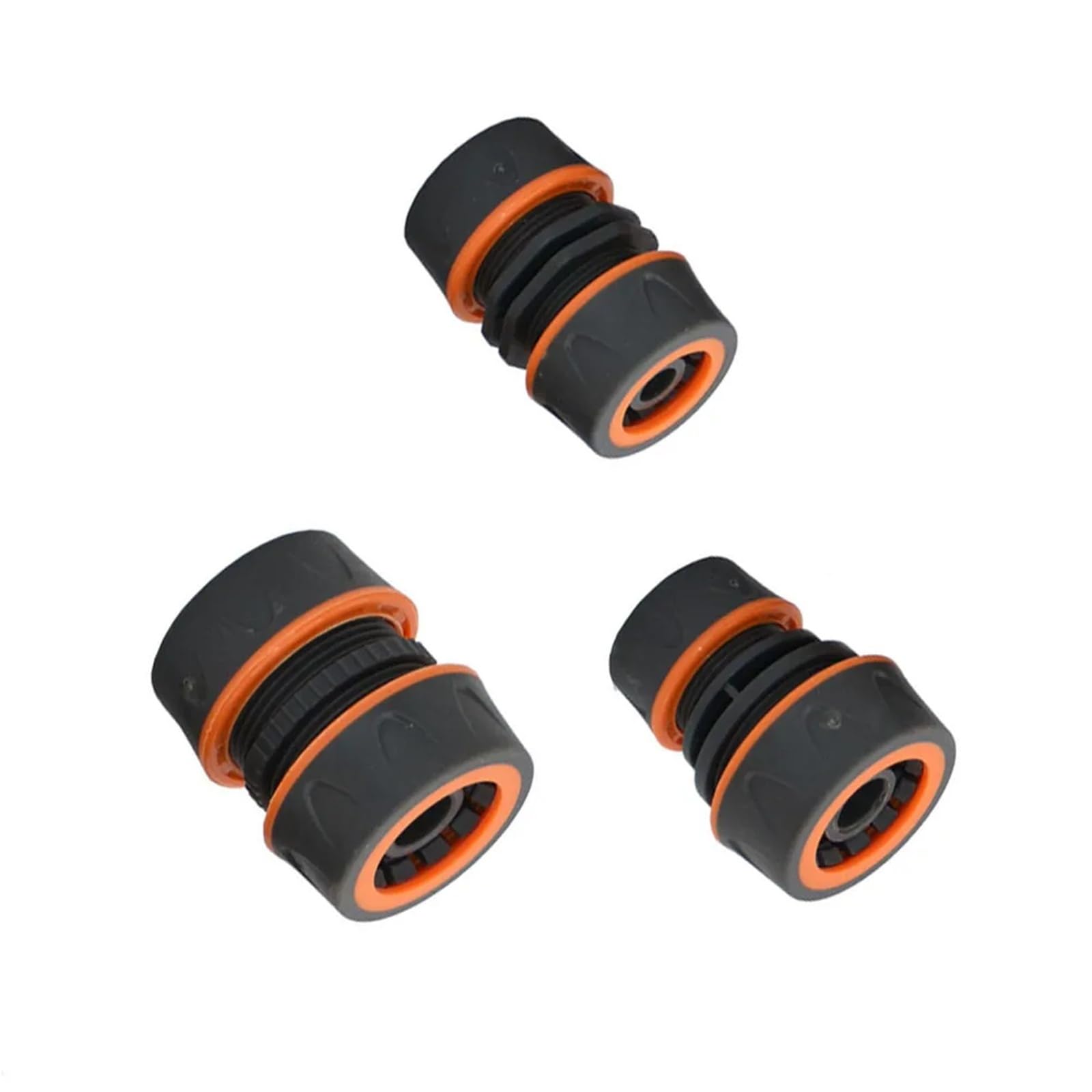 Conector rápido for manguera de jardín 1/4", 3/8", 1/2", 3/4" y 1 pulgada, for grifo agua, acoplador for pistola, accesorio for tubería riego(Army green-1)
