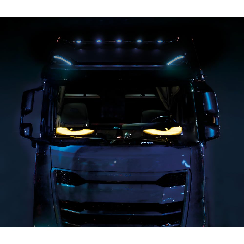 Pannello LED Smart Per Camion E Auto - 1024 LED, 92x374 Mm, Programmabile Via App, Flessibile, Con Telecomando E Alimentazione USB