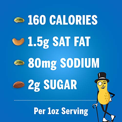 Planters Pistachio Lover's Mix, 18.5 Oz. Resealable Canister - Pistachios, Almonds & Cashews Roasted In Peanut Oil With Sea Salt - Kosher, Savory Snack & Nut-Rition Energy Mix (5.5 Oz Pouch) #TOP3