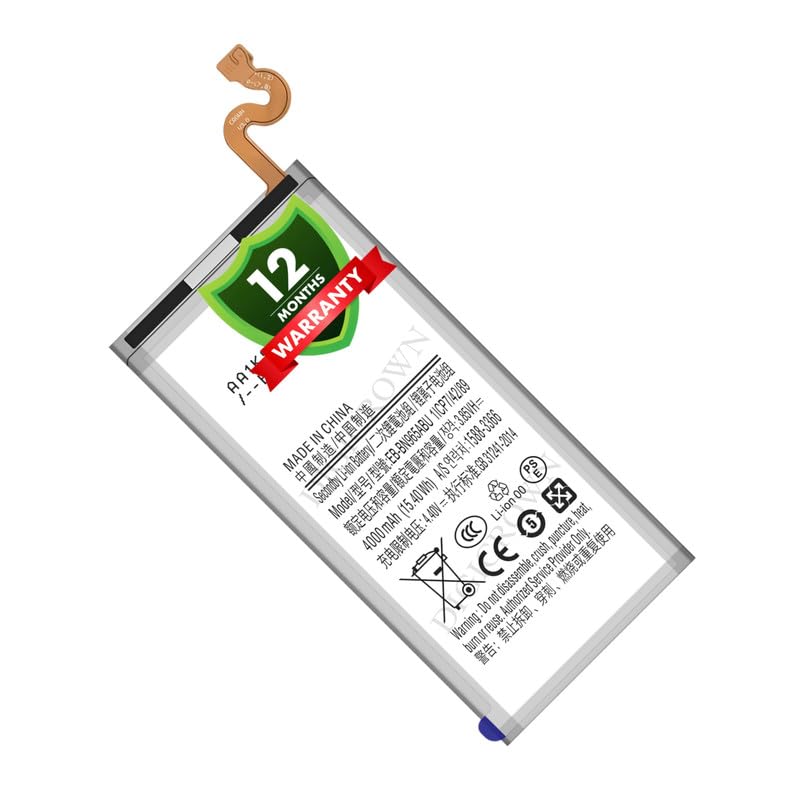 Image of Original EB-BN965ABE Battery Compatible for Samsung Galaxy Note 9 - (4000mAh) - 1 Year Warranty DF7