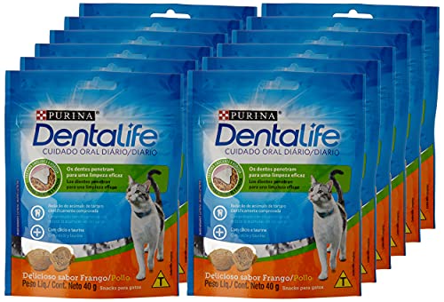 Purina DentaLife Dentalife Gatos 40G - Caixa C/12 Unidades