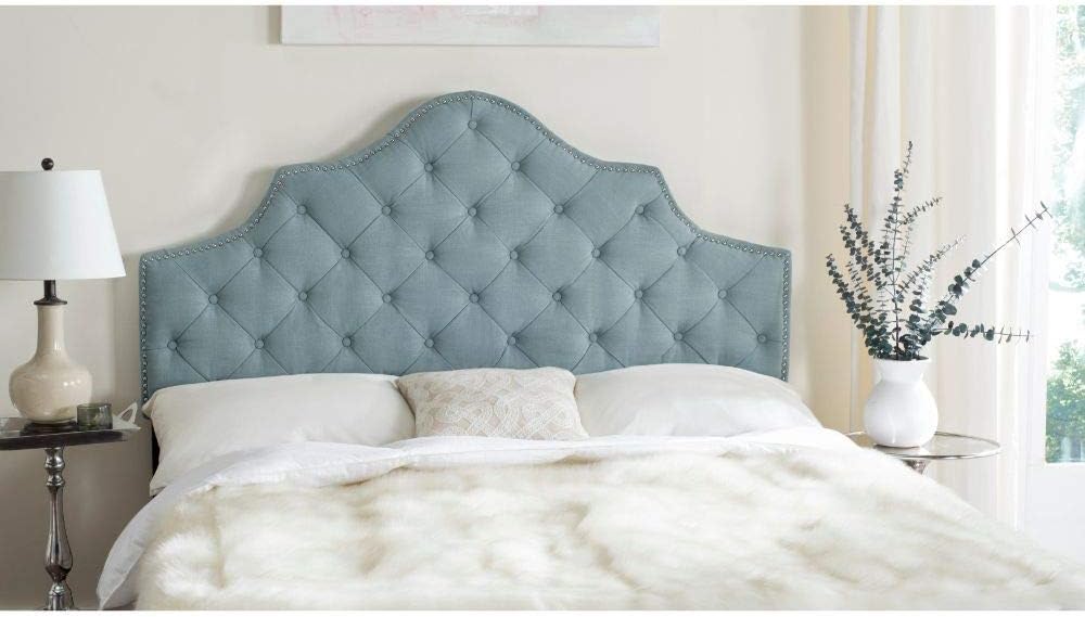 Light blue headboard king Clearance