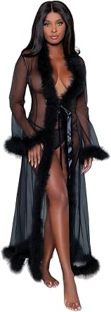 BW1650 Marabou Robe