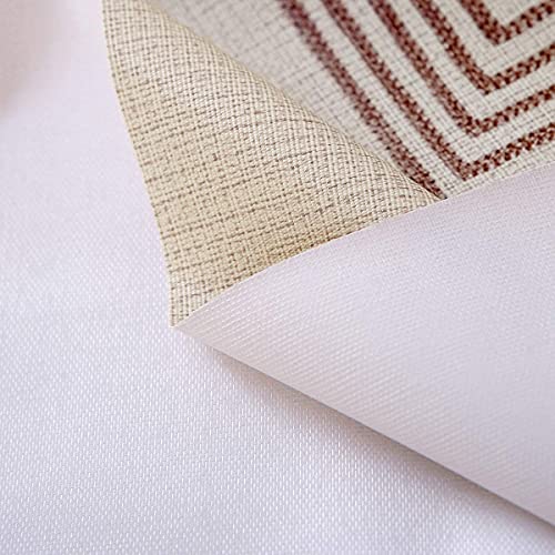Nappe imperméable à l'eau et lavable pour couverture de table avec motifs élégants