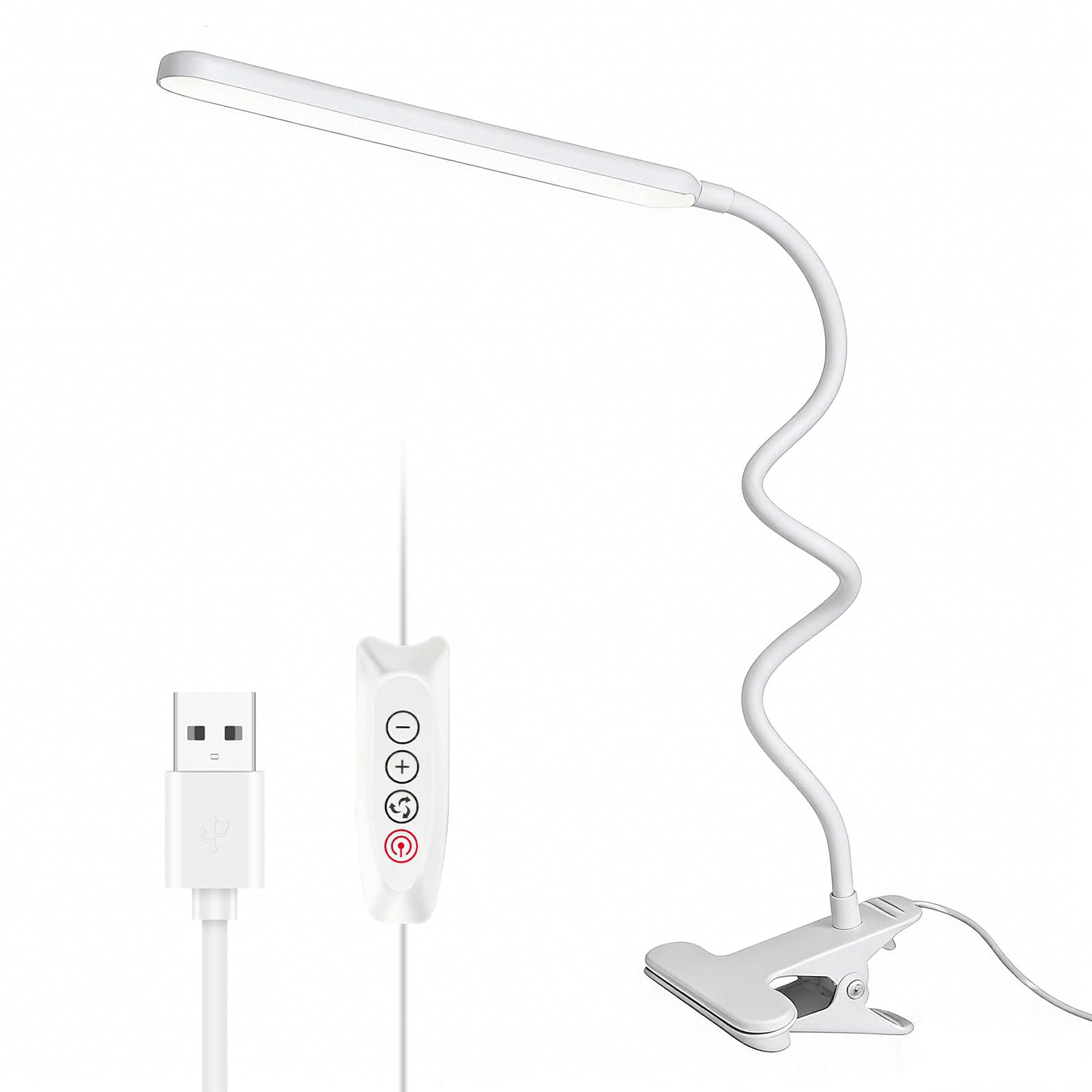 Clip on LED Light for Easel Painting & Nail Tech, 360° Adjus