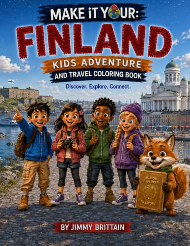 Make It Your: Finland Kids Adventure and Travel Coloring Book (Make it Your: Kids Adventure & Travel Guide Coloring Book) image 2