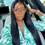 Peruki dla kobiet Brazylijskie proste ludzkie koraliki do włosów dla kobiet 5x5 Remy Hair Lace Closure peruka 150% gęstości Hd Przezroczysta koronka z zamknięciem peruka 4x4 brązowa koronka peruka
