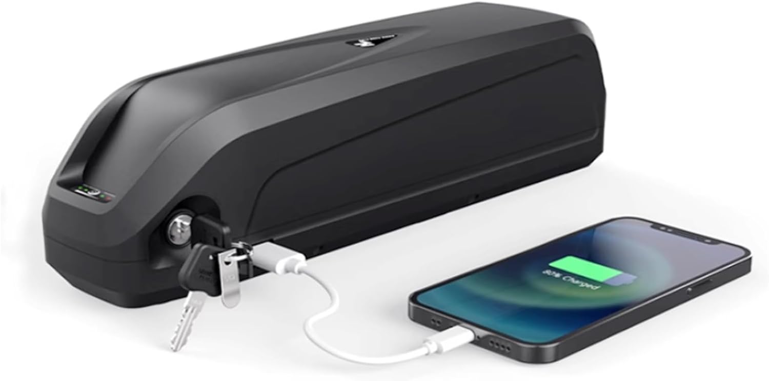 Ebike Battery, 48V 36V/20Ah 15Ah 13Ah Electric Bike Battery for 250-1500W Bike motor, Led Indicator Light, USB Port, Safe Lock, with Safe and Fast 3A Charger (48V 13Ah) Ebike Battery, 48V 36V/20Ah 15Ah 13Ah Electric Bike Battery for 250-1500W Bike motor, Led Indicator Light, USB Port, Safe Lock, with Safe and Fast 3A Charger (48V 13Ah)