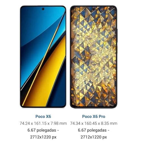 Kit 2 Películas de Vidro Temperado 3D 9D para Xiaomi Poco X6 Pro