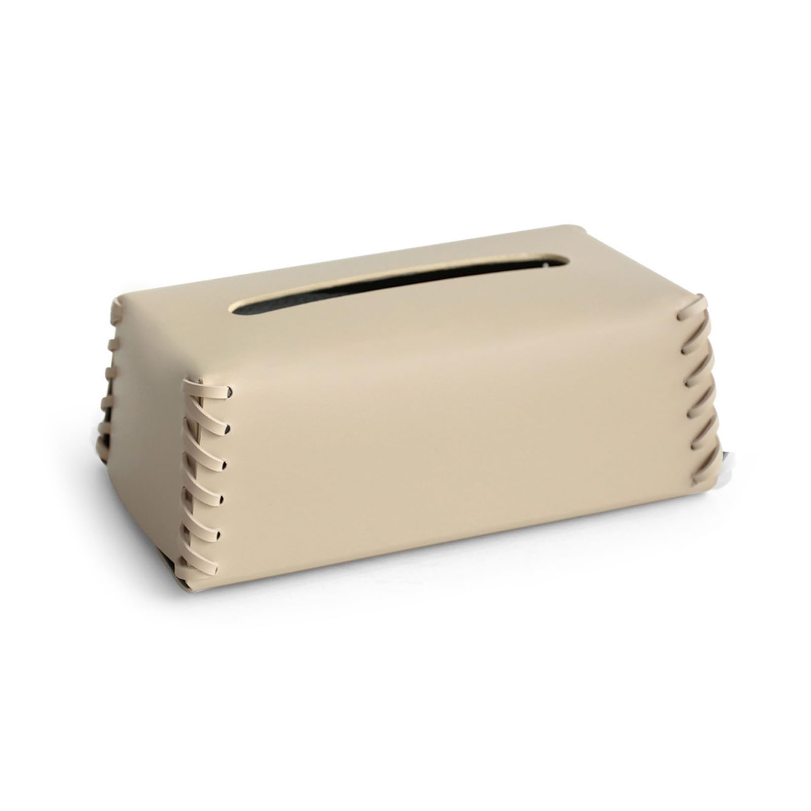 Kalttoy Stylish PU Leather Tissue Storage Box with Easy Access Bottom Opening Designs for Home and Supplies Use PU Leather Tissue Box