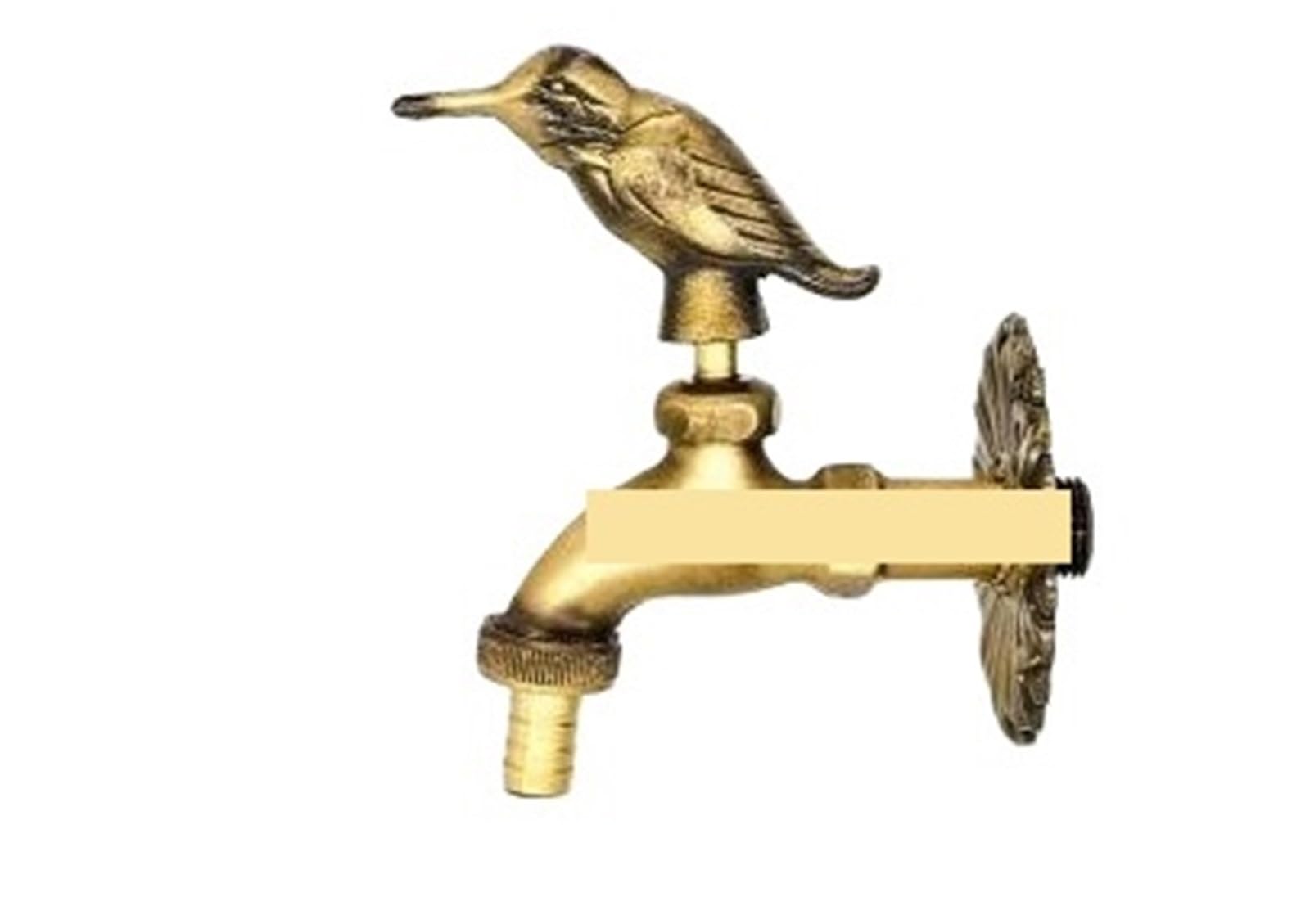 Outside Tap Outdoor Garden Faucet Shape Bibcock with Antique Brass Tap for Washing Mop/Garden Watering(TYPE44)