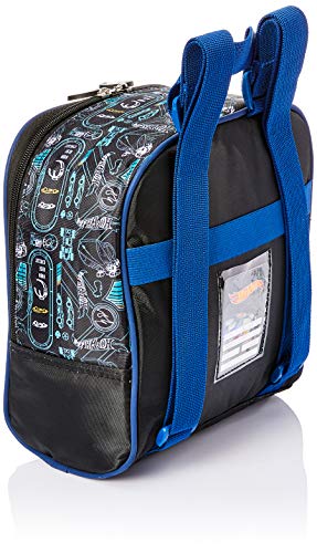 Lancheira Termica Hot Wheels Mao/Costas Vermelho, Luxcel, LA34475HW, Vermelha