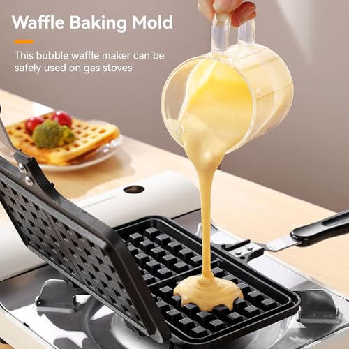 Waffeleisen aus Gusseisen – Handbetriebenes Waffeleisen für Herdplatten