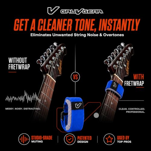 Image of Gruv Gear FW-1PK-BLU-MD Medium HD 'Sky' String Muters (Blue)
