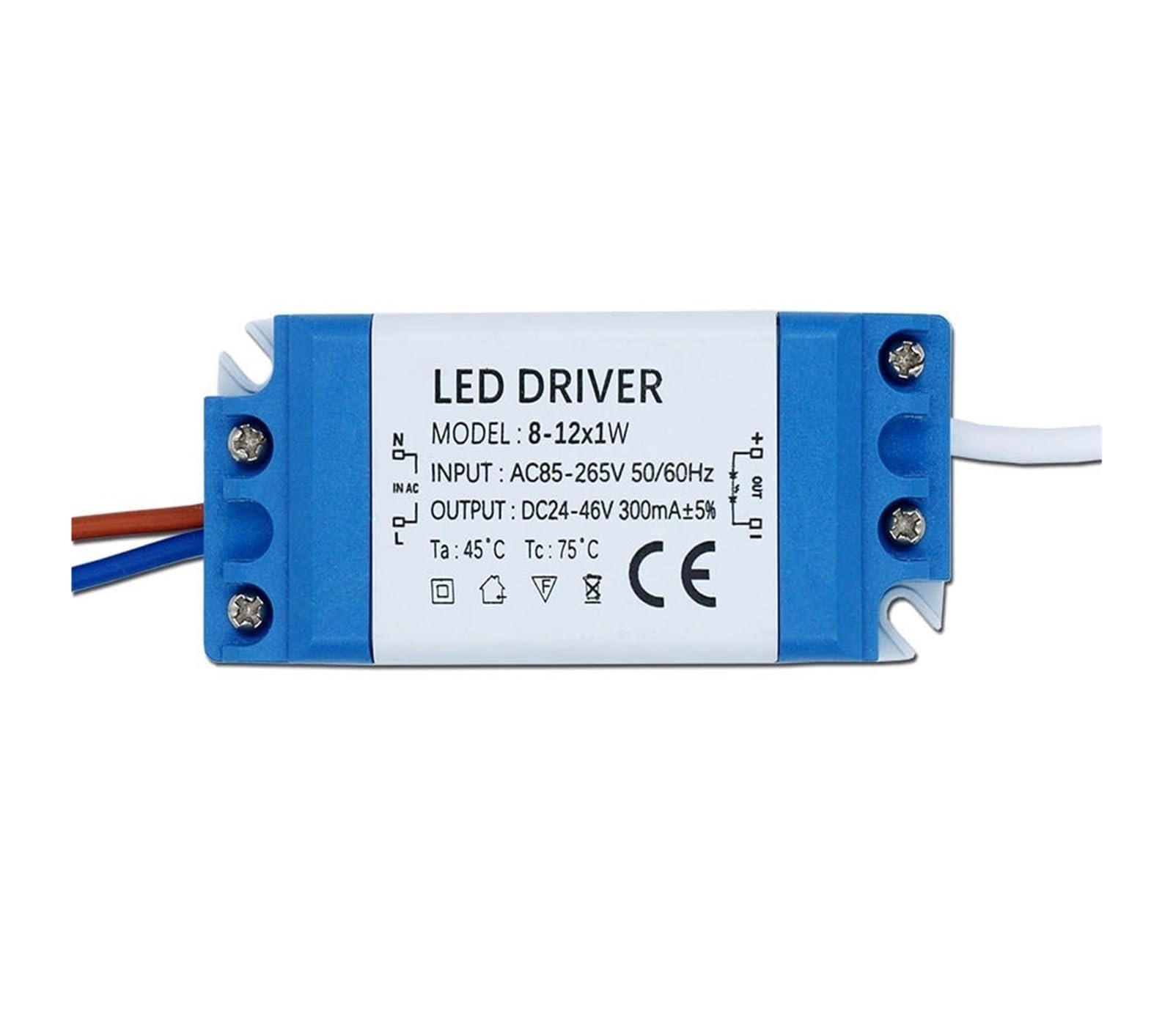 Transformateur éclairage 300 mA alimentation LED 3W 15W 18W 20W 30W 36W