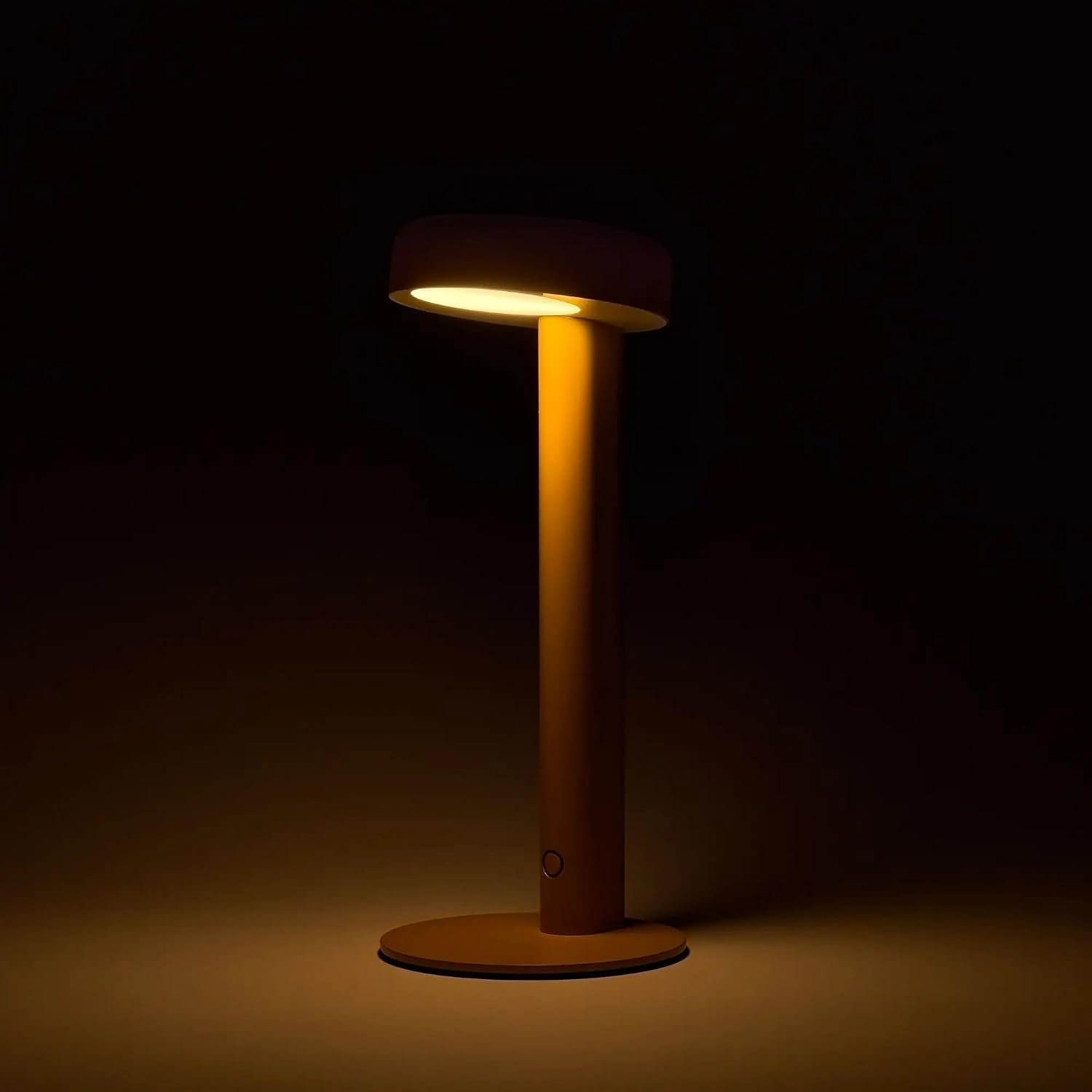 Owlpack Moovit Cordless Rechargeable LED Table Lamp with Adjustable Dimmer - Yellow