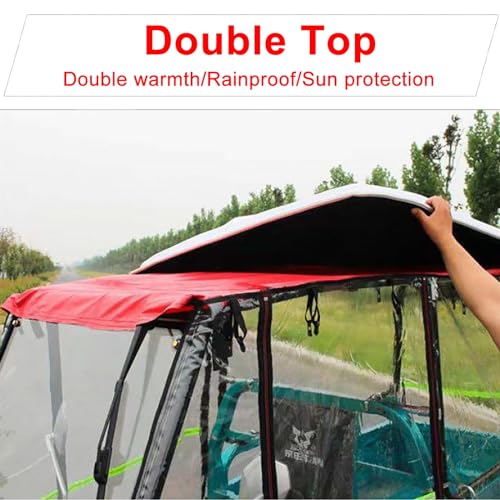 Genérico Fundas para vehículos de Deportes de Motor, Funda Impermeable para Scooter de Movilidad, Fundas para Triciclo, Almacenamiento al Aire Libre, Impermeables, Reflectantes, Lona a Prueba de lluv