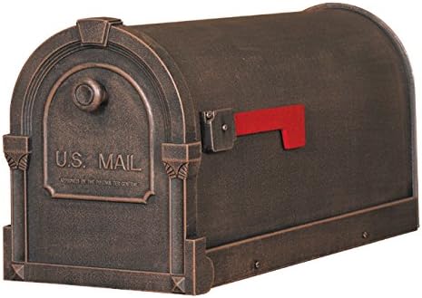 Special Lite Products SCS-1014-CP Savannah Curbside Mailbox, Copper