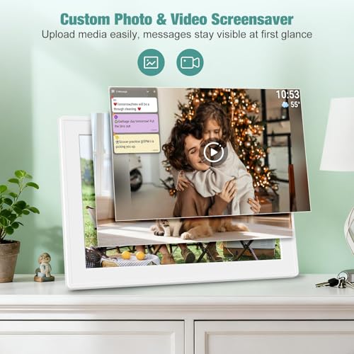 10.1 Inch Digital Calendar with Touch Screen, Wall Mountable, Multi-Platform Calendar Sync to Smart Electronic Chore Planner, Gifts for Mom. - image 8